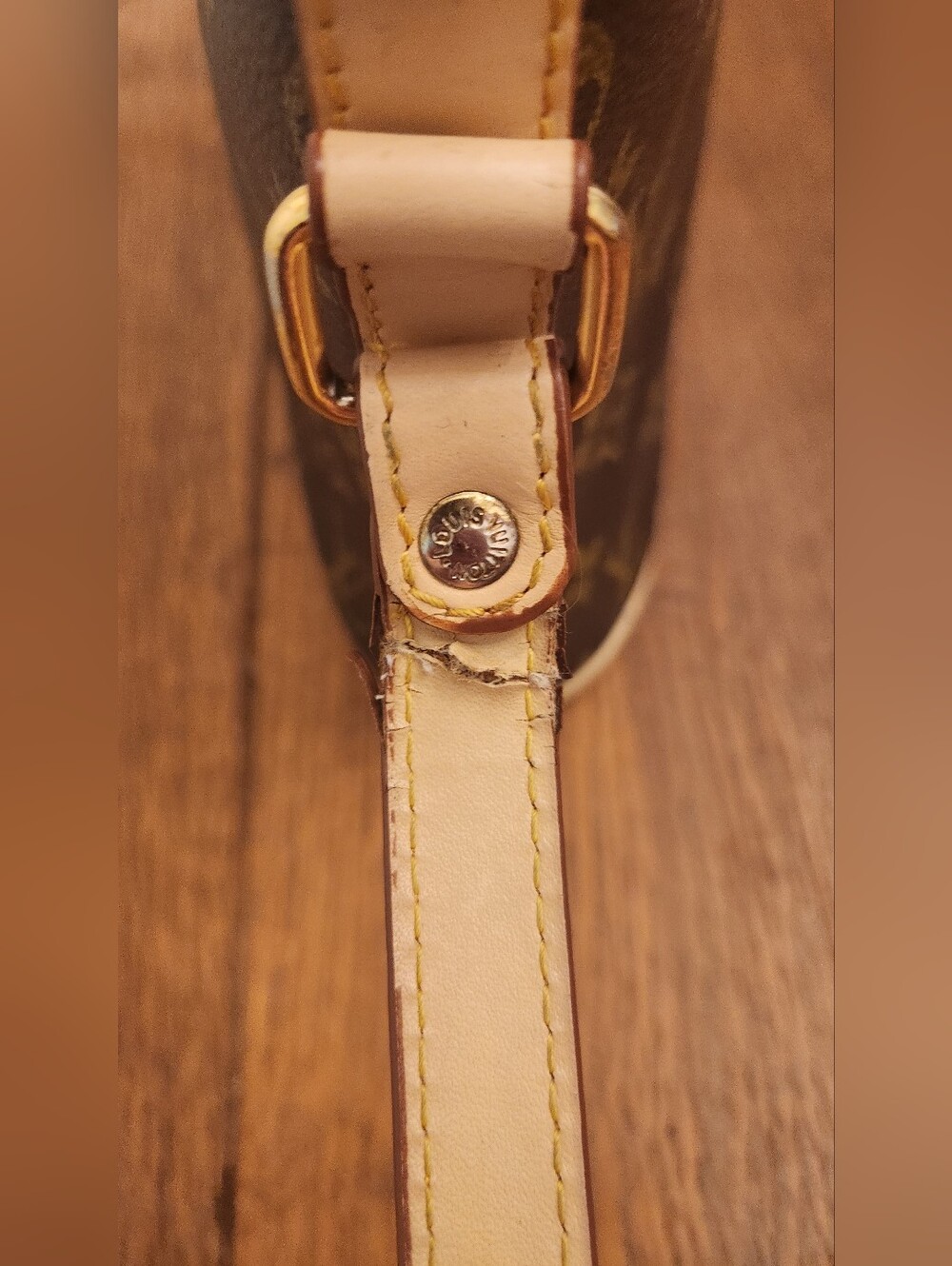 Louis Vuitton Druot Monogram Crossbody - Brown with Tan Trim - Picture 11 of 16